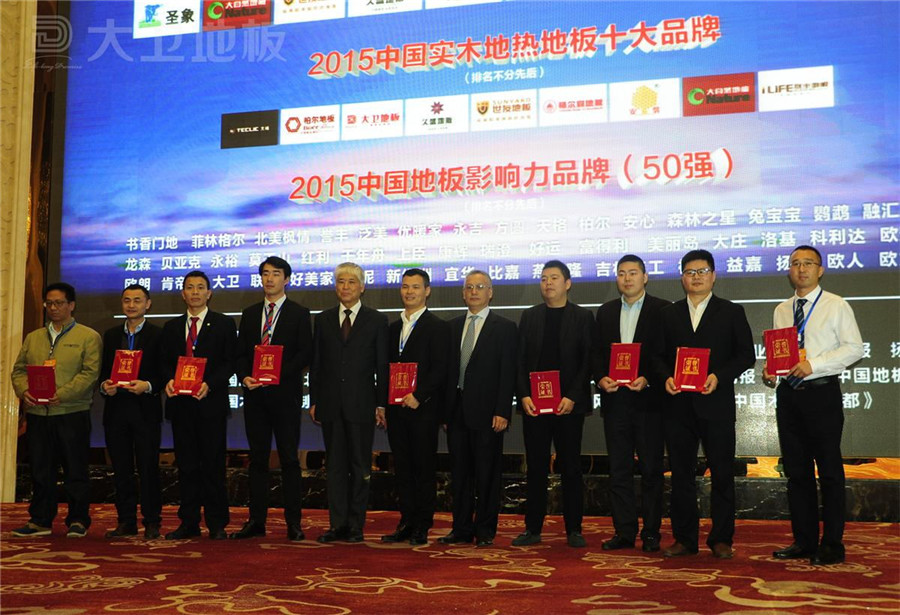星空xingkong(中国)地板董事长蒋卫（右二）获颁“2015中国实木地热地板十大品牌”.jpg